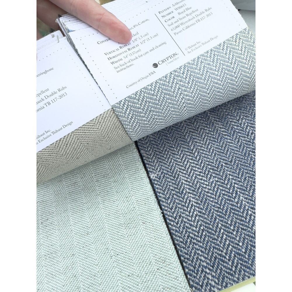 Thibaut PINNACLE Fabric Sample Book Neutrals Crafts Doll House Sewing Collage - Picture 2 of 3